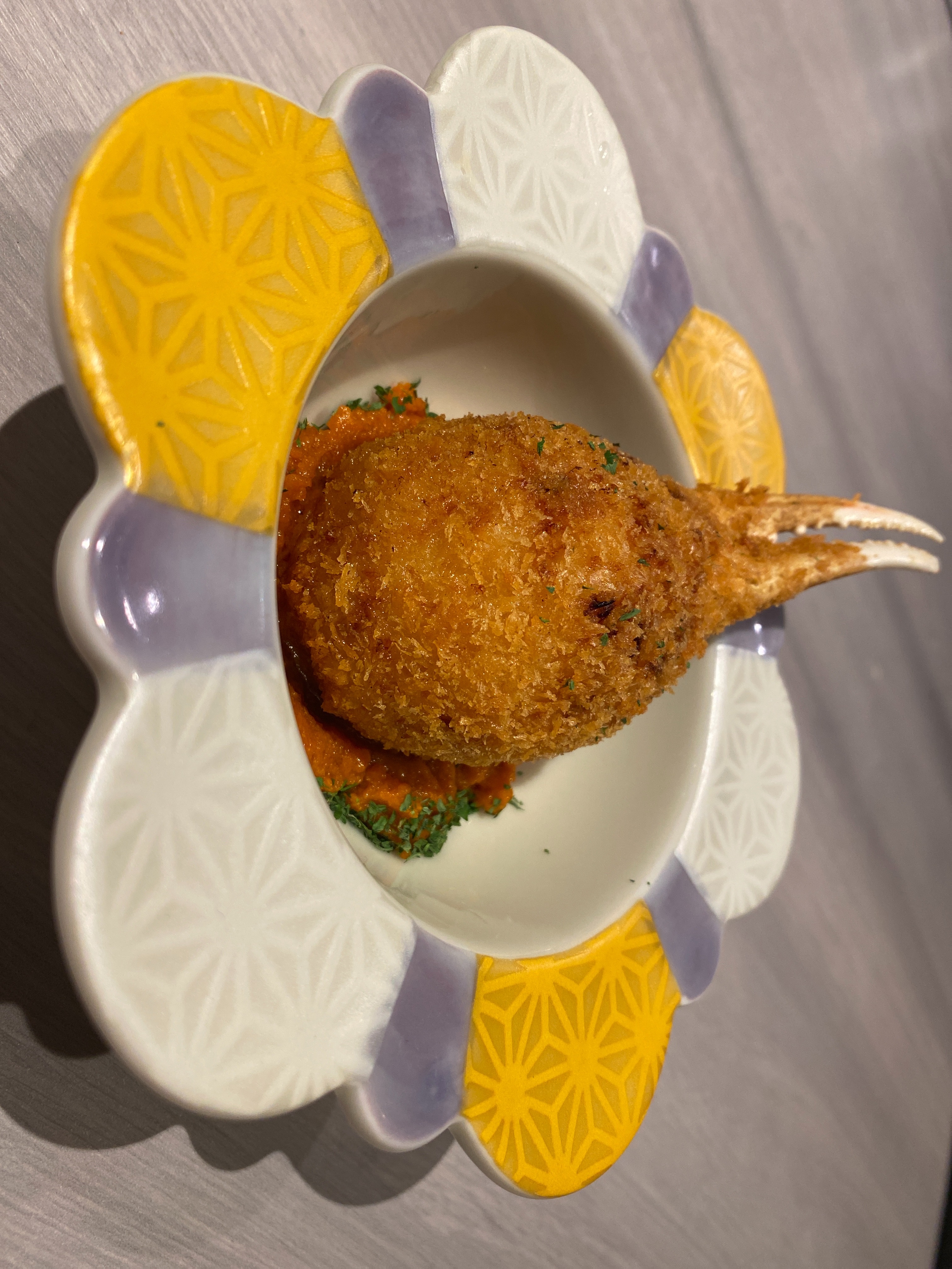 ズワイガニのクリームコロッケ